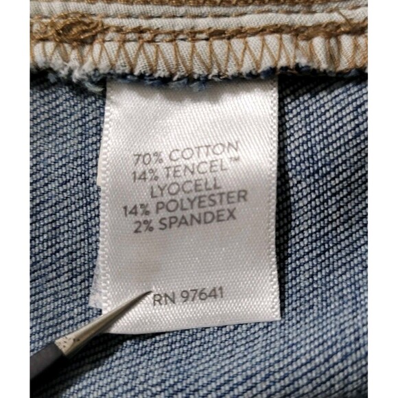 J. Jill Size 16P Slim Ankle Jeans Delray Wash Comfortable Casual Tencel See Pics - Picture 5 of 9